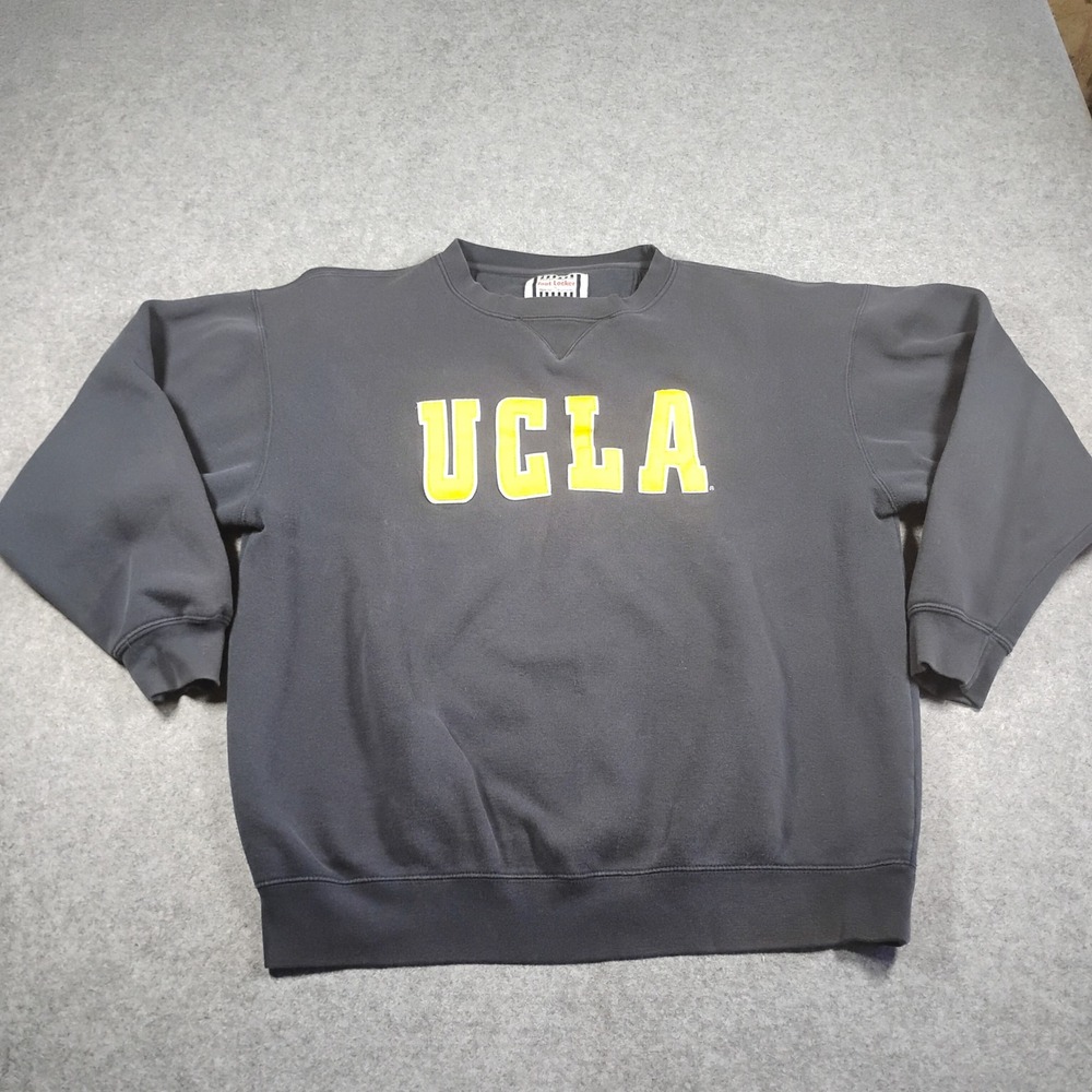 Foot Locker UCLA Bruins Sweatshirt Mens Large Black Crewneck Team Edition NCAA